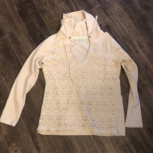 Lace Front Hoodie